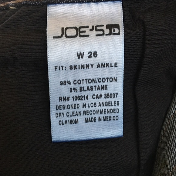 NEW JOE’S Skinny Ankle Dark Wash Jeans - Picture 6 of 8